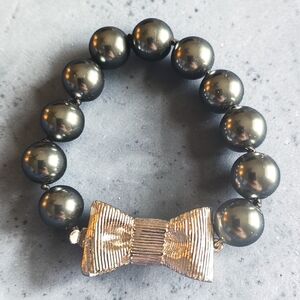 Kate Spade Pearl and Bow Bracelet